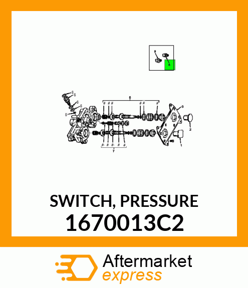 SWITCH, PRESSURE 1670013C2