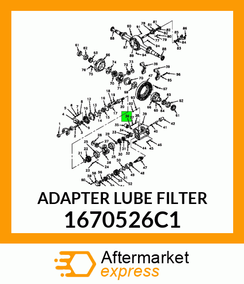 ADAPTER LUBE FILTER 1670526C1