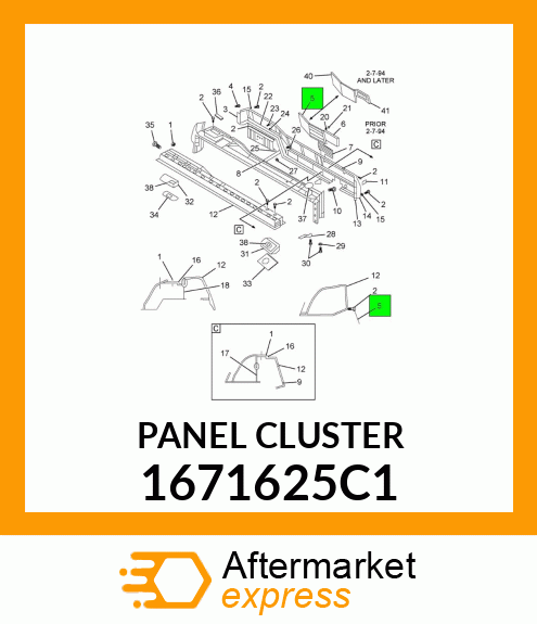 PANEL CLUSTER 1671625C1