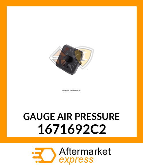GAUGE AIR PRESSURE 1671692C2