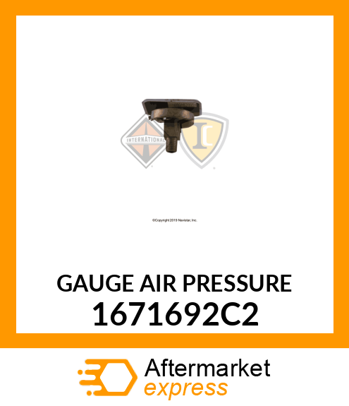 GAUGE AIR PRESSURE 1671692C2