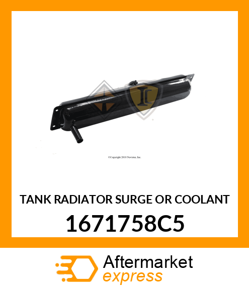 TANK RADIATOR SURGE OR COOLANT 1671758C5