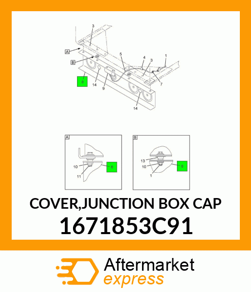 COVER,JUNCTION BOX CAP 1671853C91