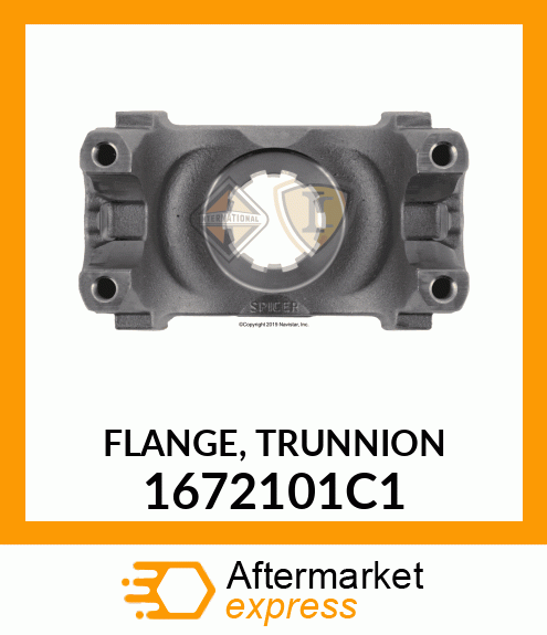 FLANGE, TRUNNION 1672101C1