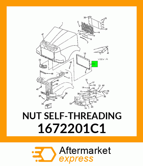 NUT SELF-THREADING 1672201C1