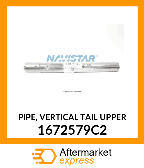 PIPE, VERTICAL TAIL UPPER 1672579C2