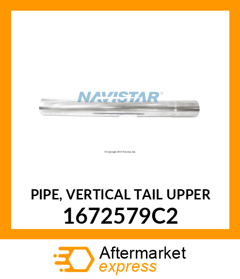 PIPE, VERTICAL TAIL UPPER 1672579C2