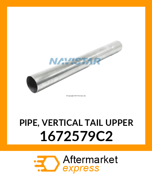 PIPE, VERTICAL TAIL UPPER 1672579C2