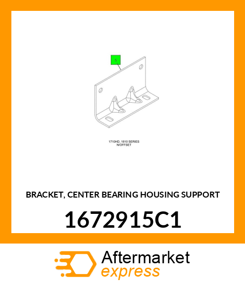 BRACKET, CENTER BEARING HOUSING SUPPORT 1672915C1