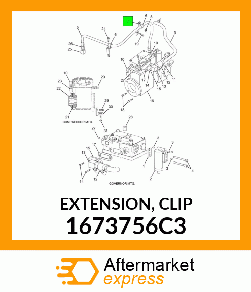 EXTENSION, CLIP 1673756C3