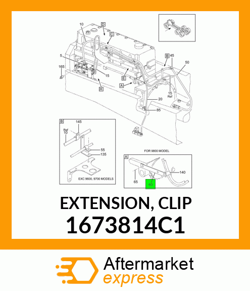 EXTENSION, CLIP 1673814C1