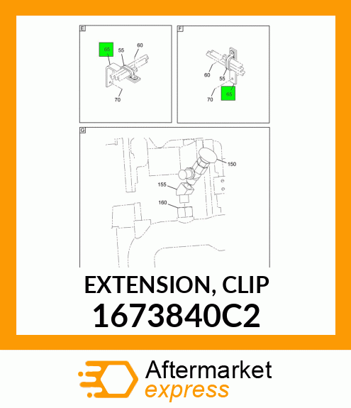 EXTENSION, CLIP 1673840C2