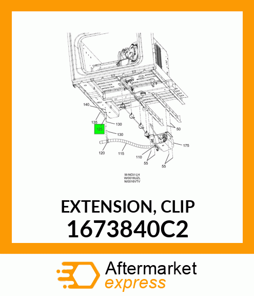 EXTENSION, CLIP 1673840C2