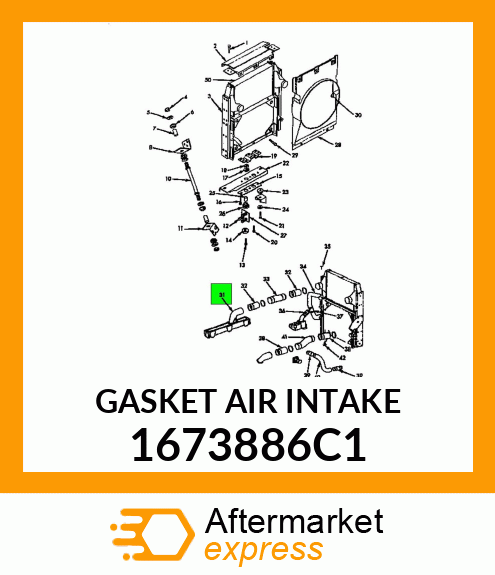 GASKET AIR INTAKE 1673886C1