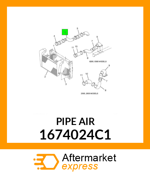 PIPE AIR 1674024C1