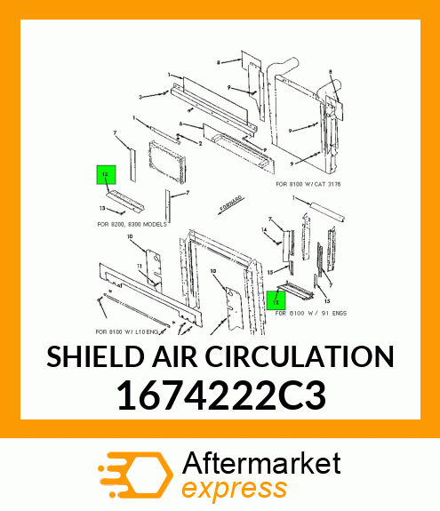 SHIELD AIR CIRCULATION 1674222C3