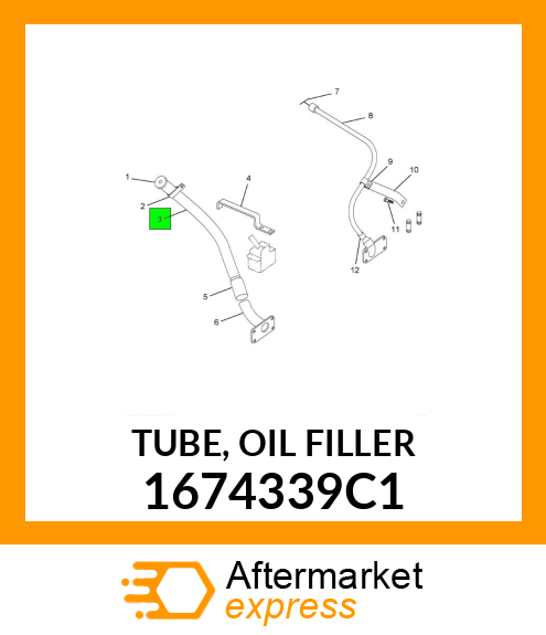 TUBE, OIL FILLER 1674339C1