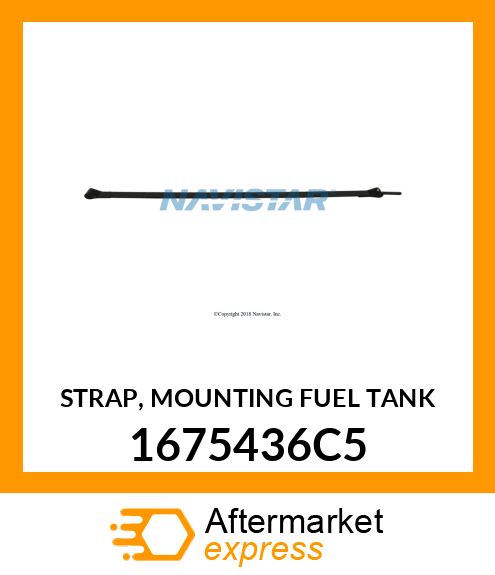 STRAP, MOUNTING FUEL TANK 1675436C5