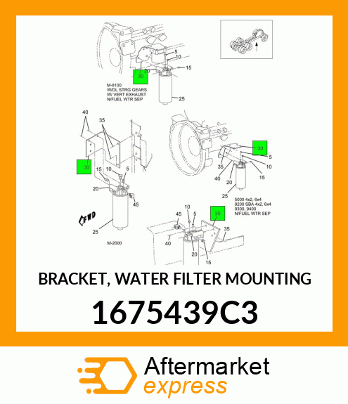 BRACKET, WATER FILTER MOUNTING 1675439C3