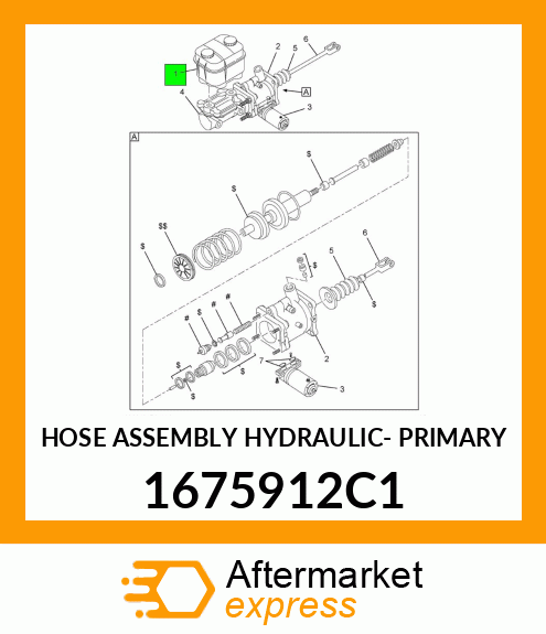 HOSE ASSEMBLY HYDRAULIC- PRIMARY 1675912C1