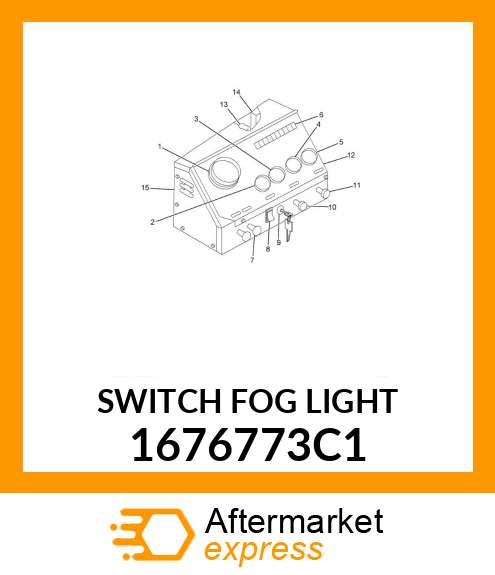 SWITCH FOG LIGHT 1676773C1