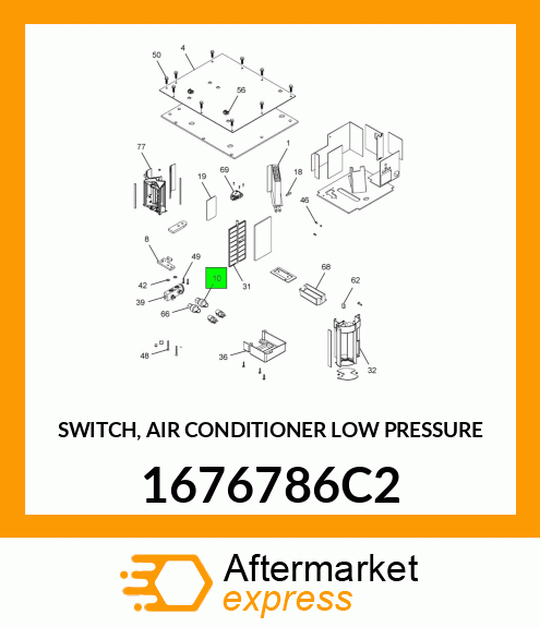 SWITCH, AIR CONDITIONER LOW PRESSURE 1676786C2