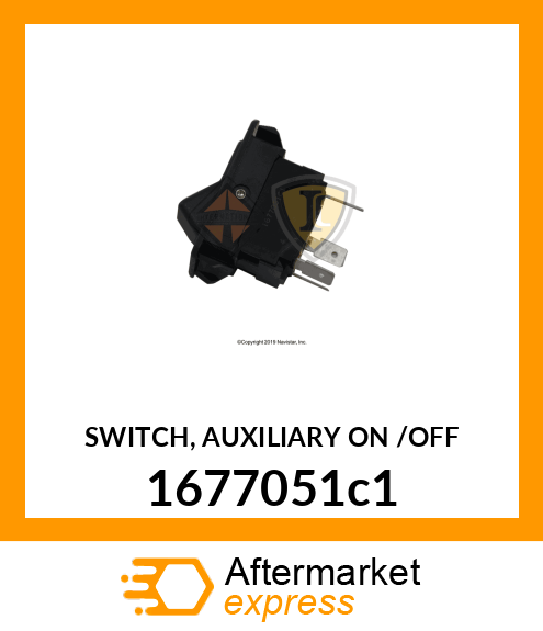 SWITCH, AUXILIARY ON /OFF 1677051c1