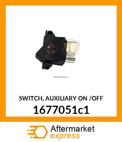 SWITCH, AUXILIARY ON /OFF 1677051c1