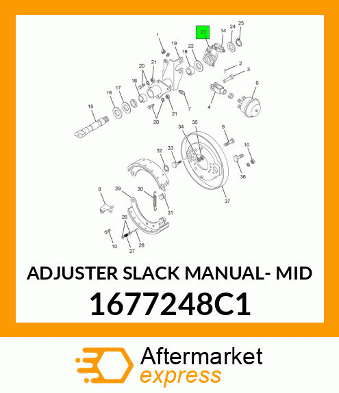 ADJUSTER SLACK MANUAL- MID 1677248C1