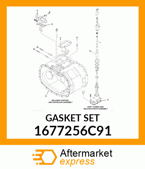 GASKET SET 1677256C91