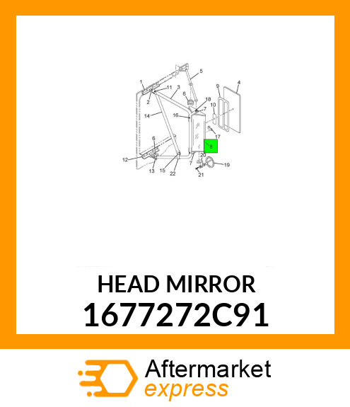 HEAD MIRROR 1677272C91