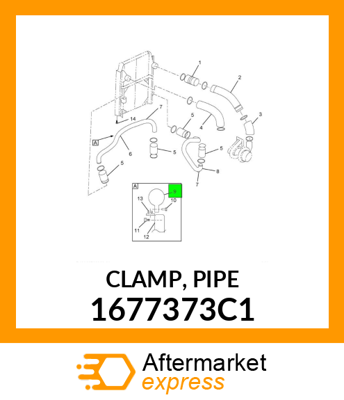 CLAMP, PIPE 1677373C1