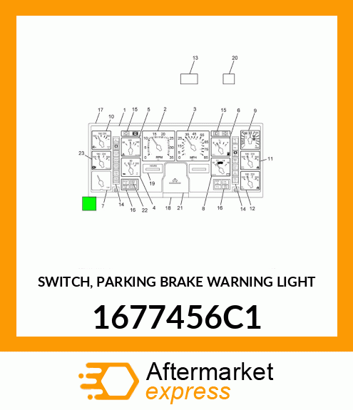 SWITCH, PARKING BRAKE WARNING LIGHT 1677456C1