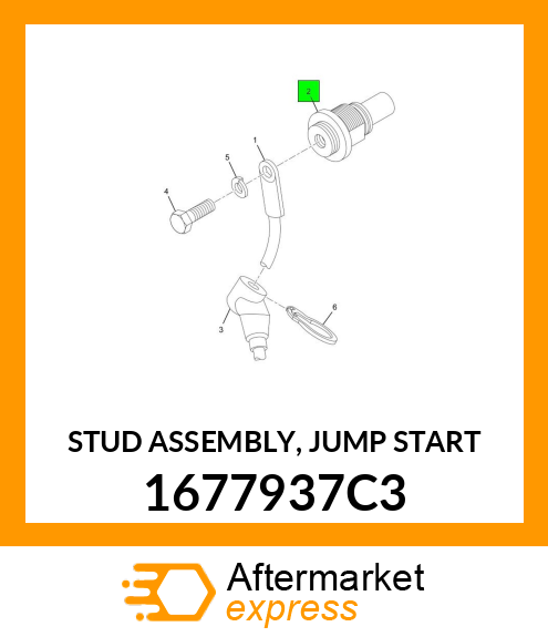 STUD ASSEMBLY, JUMP START 1677937C3