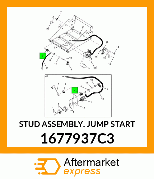 STUD ASSEMBLY, JUMP START 1677937C3