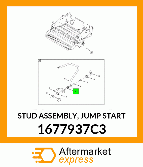 STUD ASSEMBLY, JUMP START 1677937C3