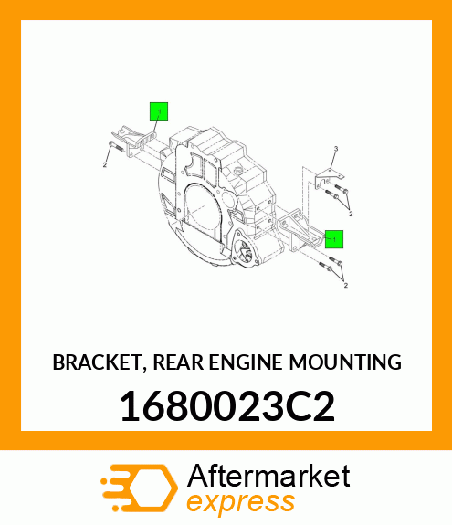 BRACKET, REAR ENGINE MOUNTING 1680023C2