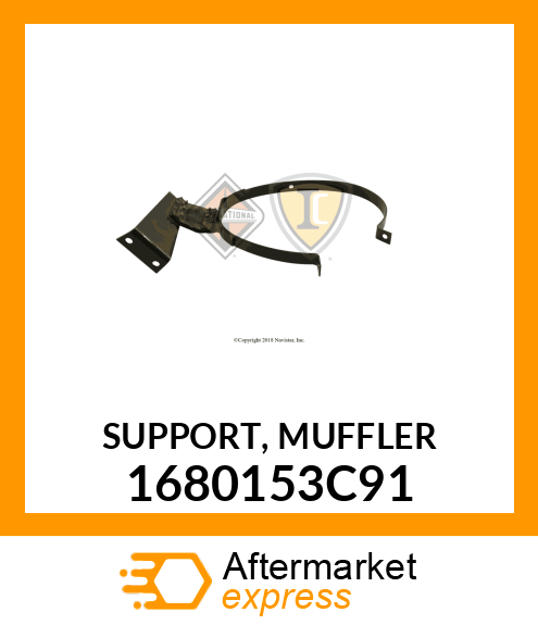 SUPPORT, MUFFLER 1680153C91