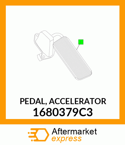 PEDAL, ACCELERATOR 1680379C3