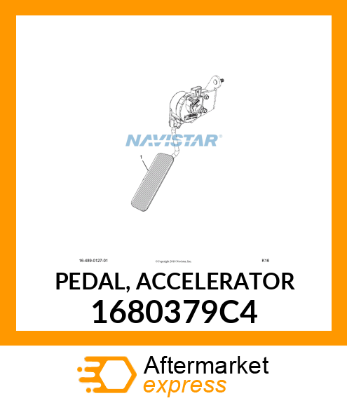 PEDAL, ACCELERATOR 1680379C4