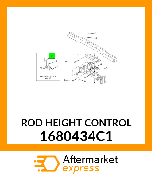 ROD HEIGHT CONTROL 1680434C1