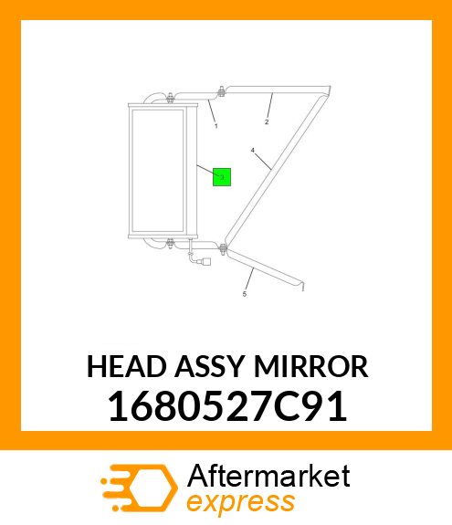 HEAD ASSY MIRROR 1680527C91