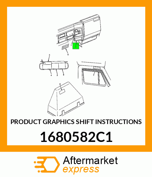 PRODUCT GRAPHICS SHIFT INSTRUCTIONS 1680582C1