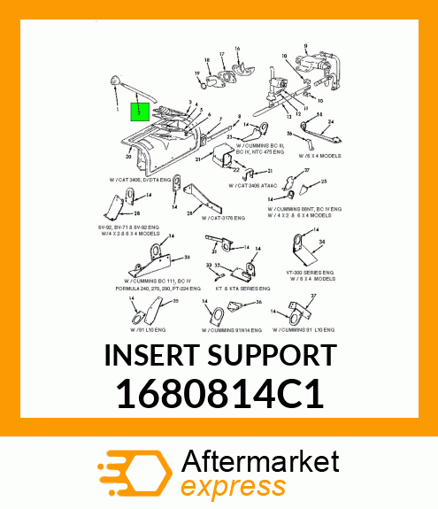 INSERT SUPPORT 1680814C1