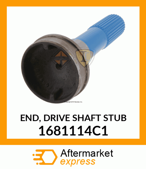 END, DRIVE SHAFT STUB 1681114C1