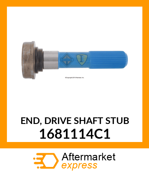 END, DRIVE SHAFT STUB 1681114C1