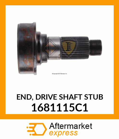 END, DRIVE SHAFT STUB 1681115C1