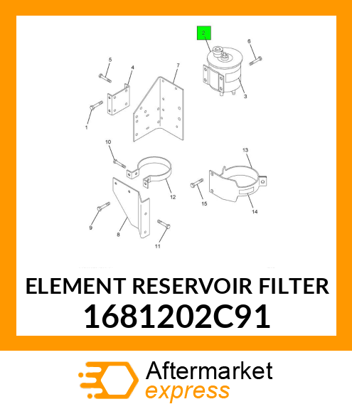 ELEMENT RESERVOIR FILTER 1681202C91