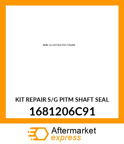 KIT REPAIR S/G PITM SHAFT SEAL 1681206C91