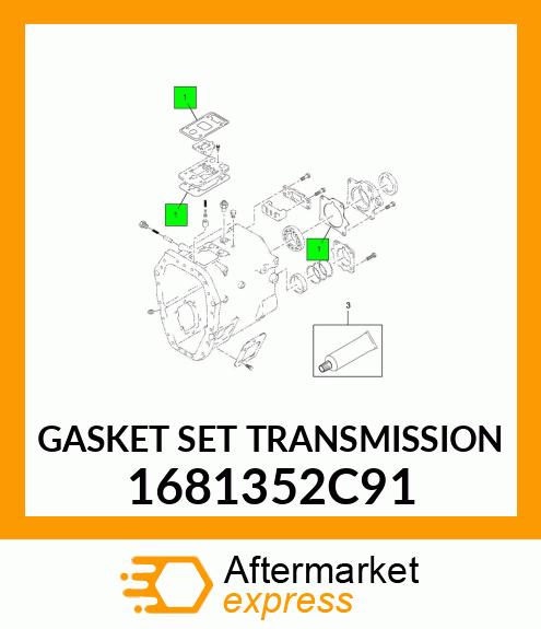 GASKET SET TRANSMISSION 1681352C91